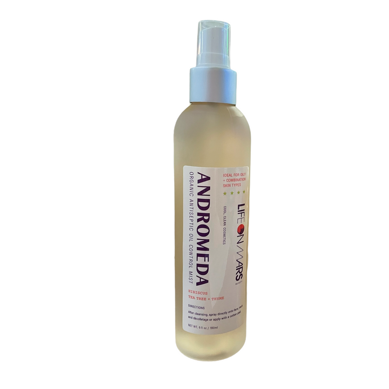 Andromeda Organic Oil Control Mist – Ideal for Normal to Oily Skin Types